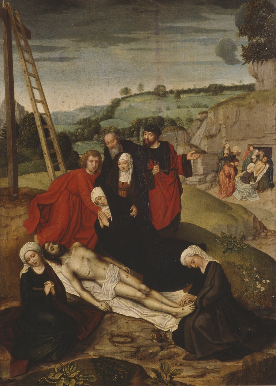 الرثاء على المسيح بواسطة Adriaen Isenbrandt أو Isenbrant