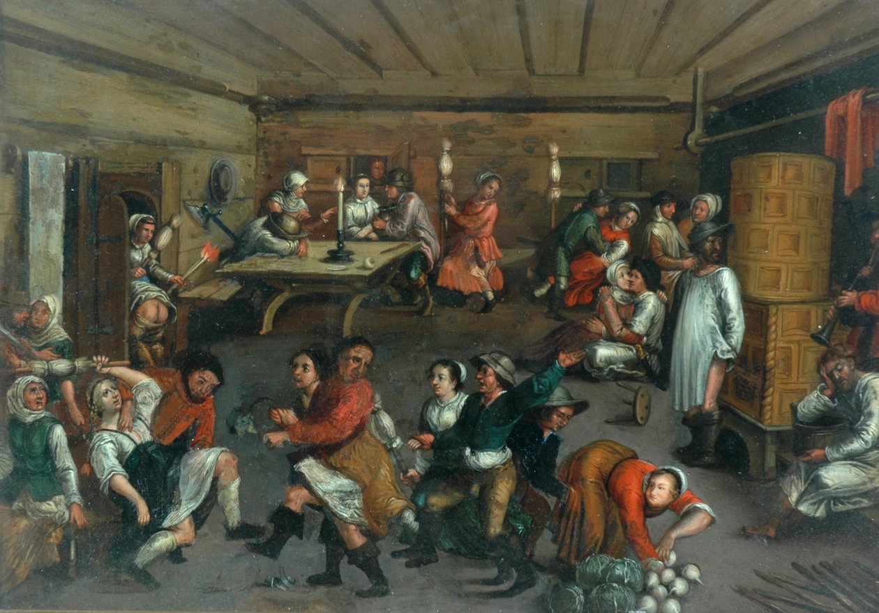 صناعة Merrymaking ، 1622 بواسطة أدريان جانز. فان أوستاد