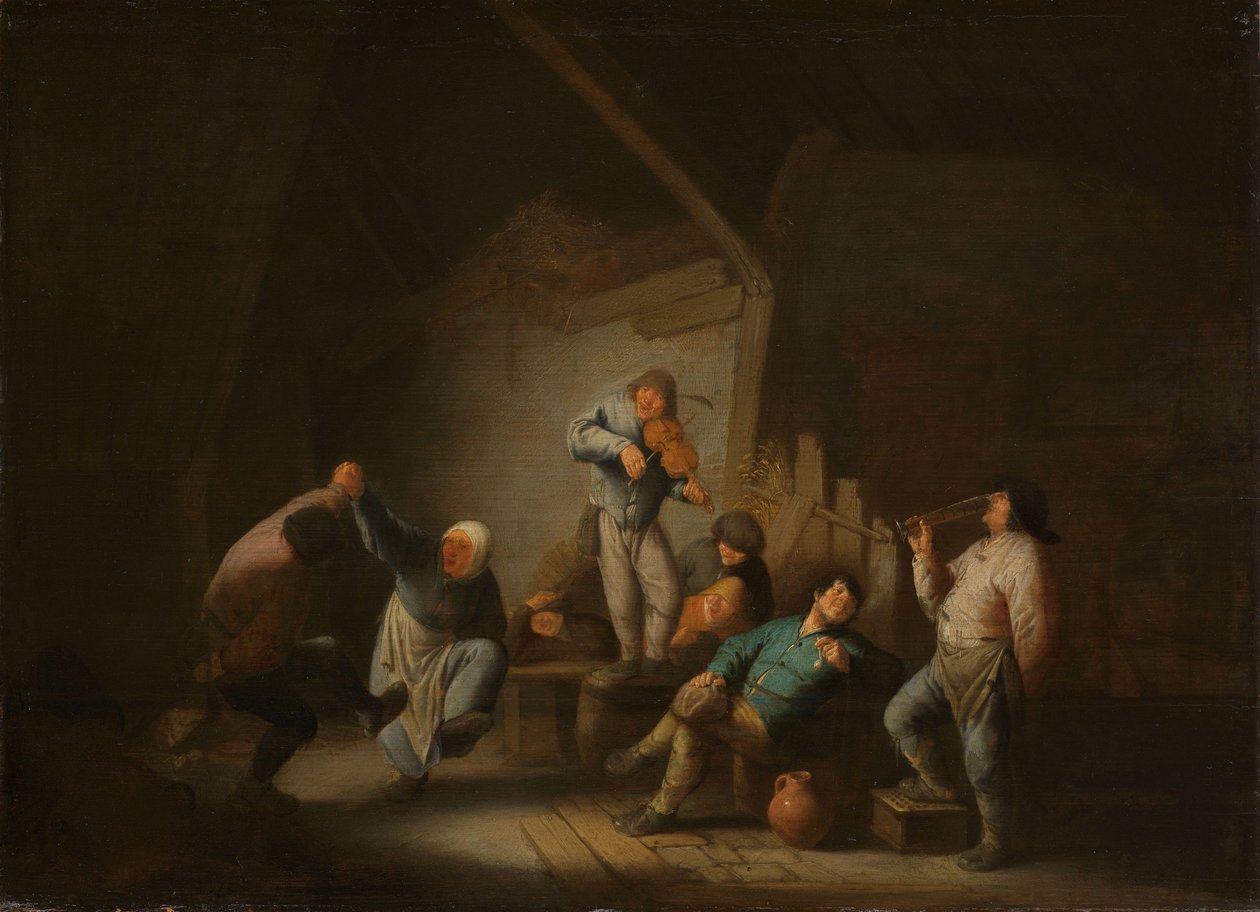 زوجان راقصان ، 1625-1640 بواسطة أدريان جانز. فان أوستاد