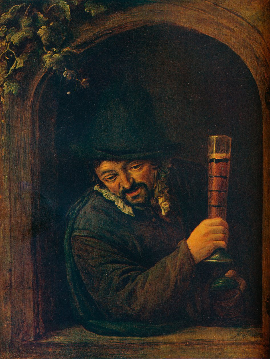 الفلاح عند النافذة ، c1658 بواسطة أدريان جانز. فان أوستاد