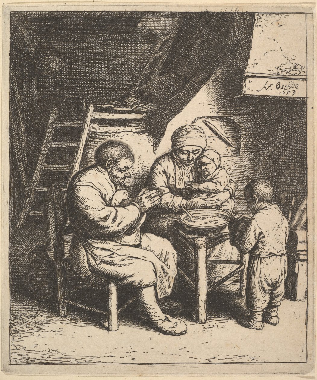 البركة ، 1610-1685. بواسطة أدريان جانز. فان أوستاد