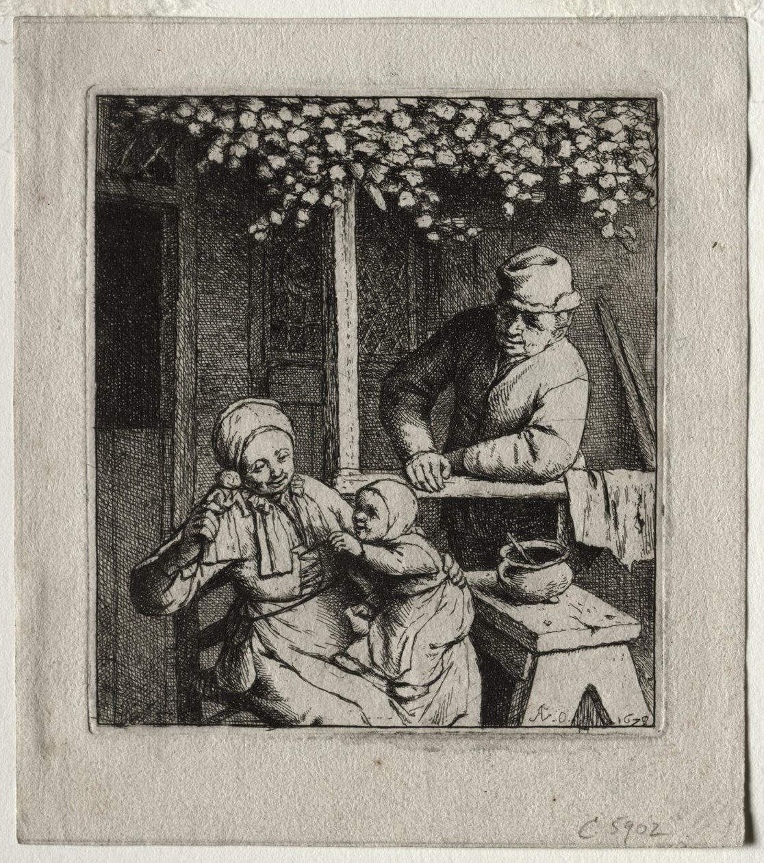 الدمية ، 1678. بواسطة أدريان جانز. فان أوستاد