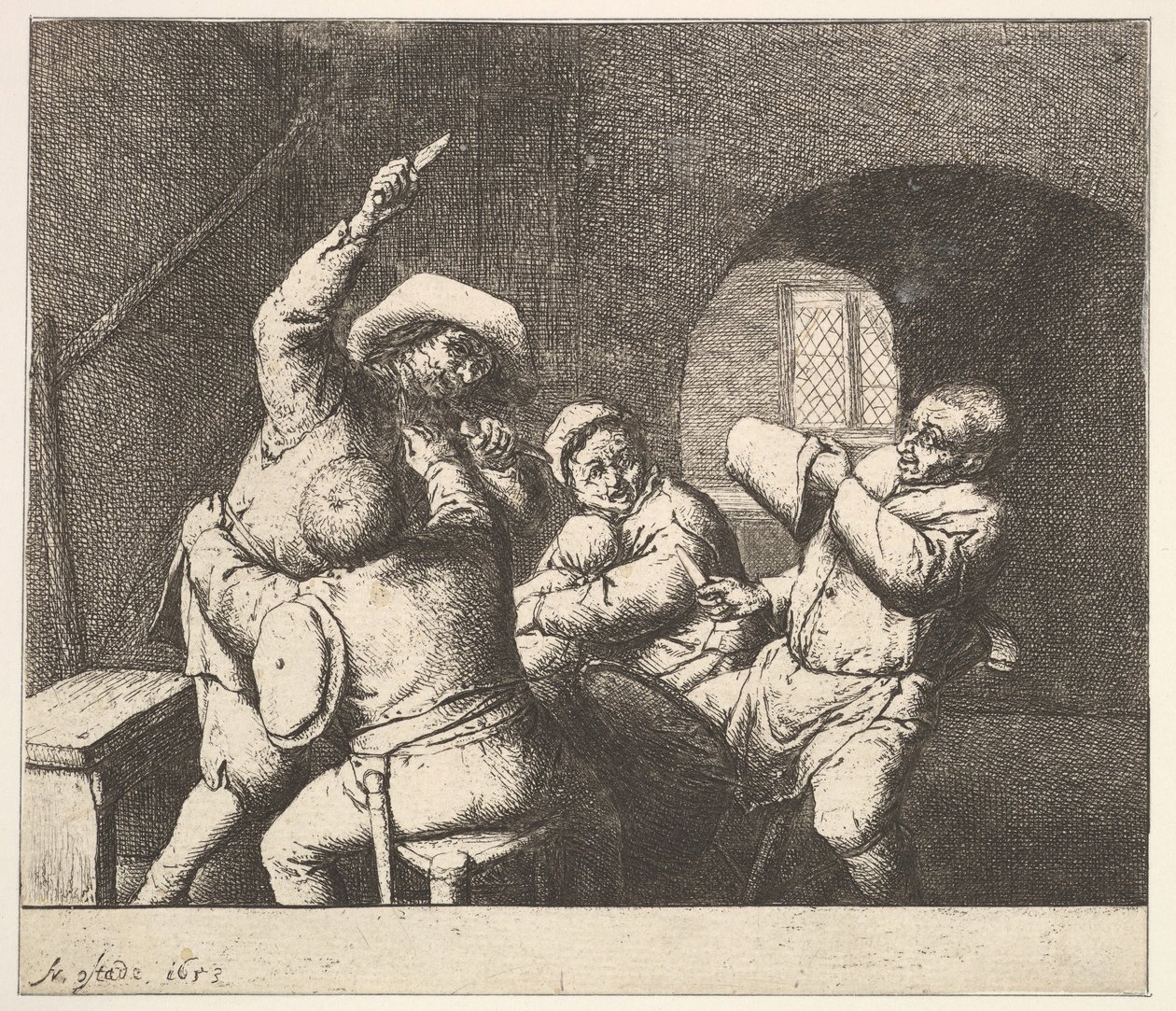 اقتحام السكين ، 1610-1685. بواسطة أدريان جانز. فان أوستاد