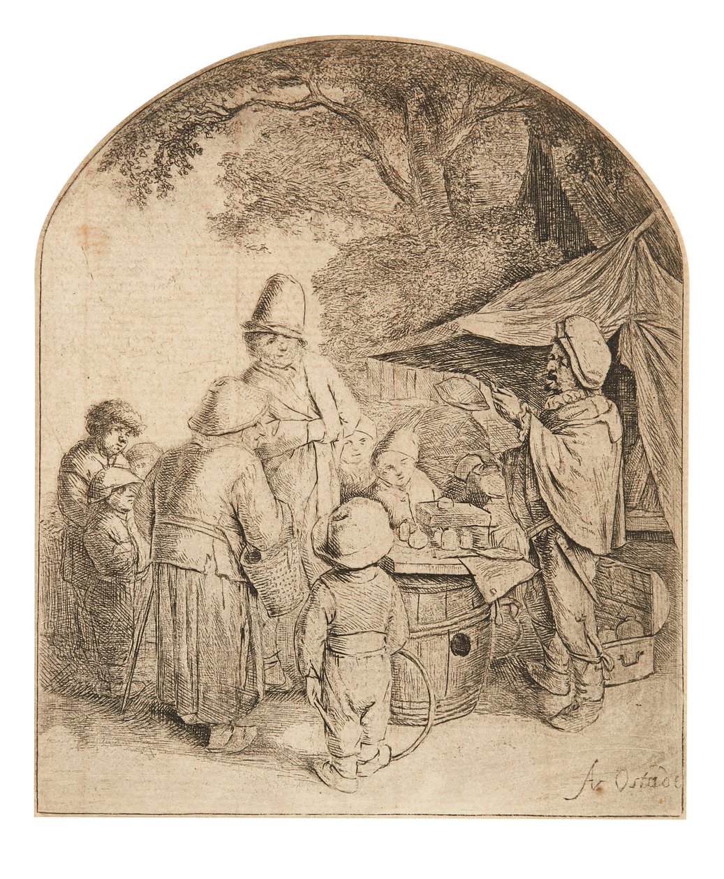 Quacksalver (النقش) بواسطة أدريان جانز. فان أوستاد