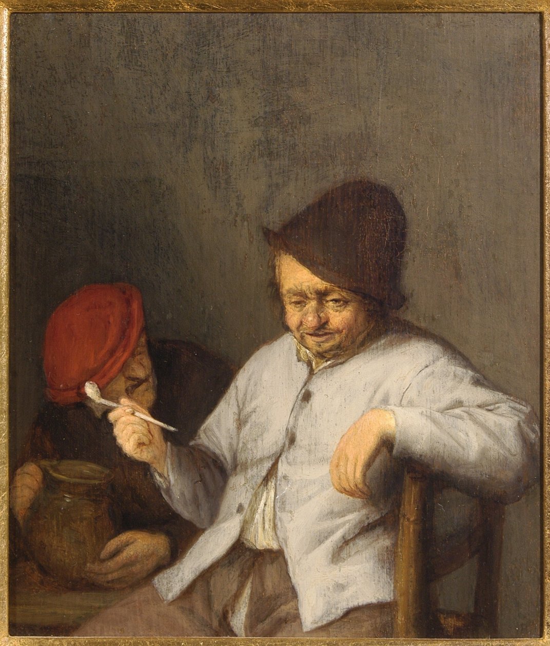 المدخن والشارب ، c.1650 بواسطة أدريان جانز. فان أوستاد