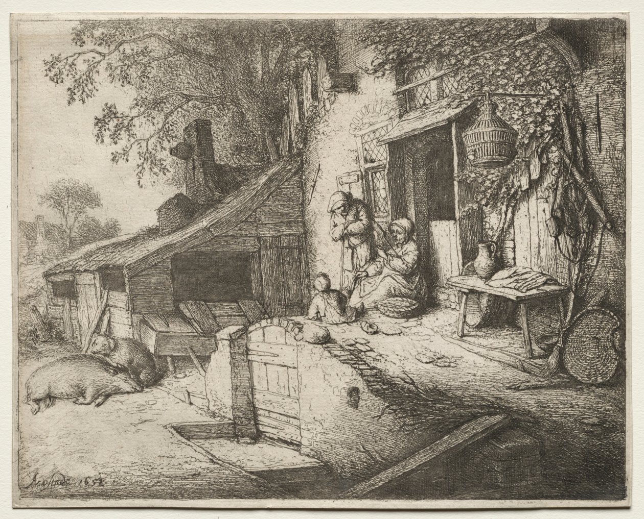 غزل المرأة. بواسطة أدريان جانز. فان أوستاد