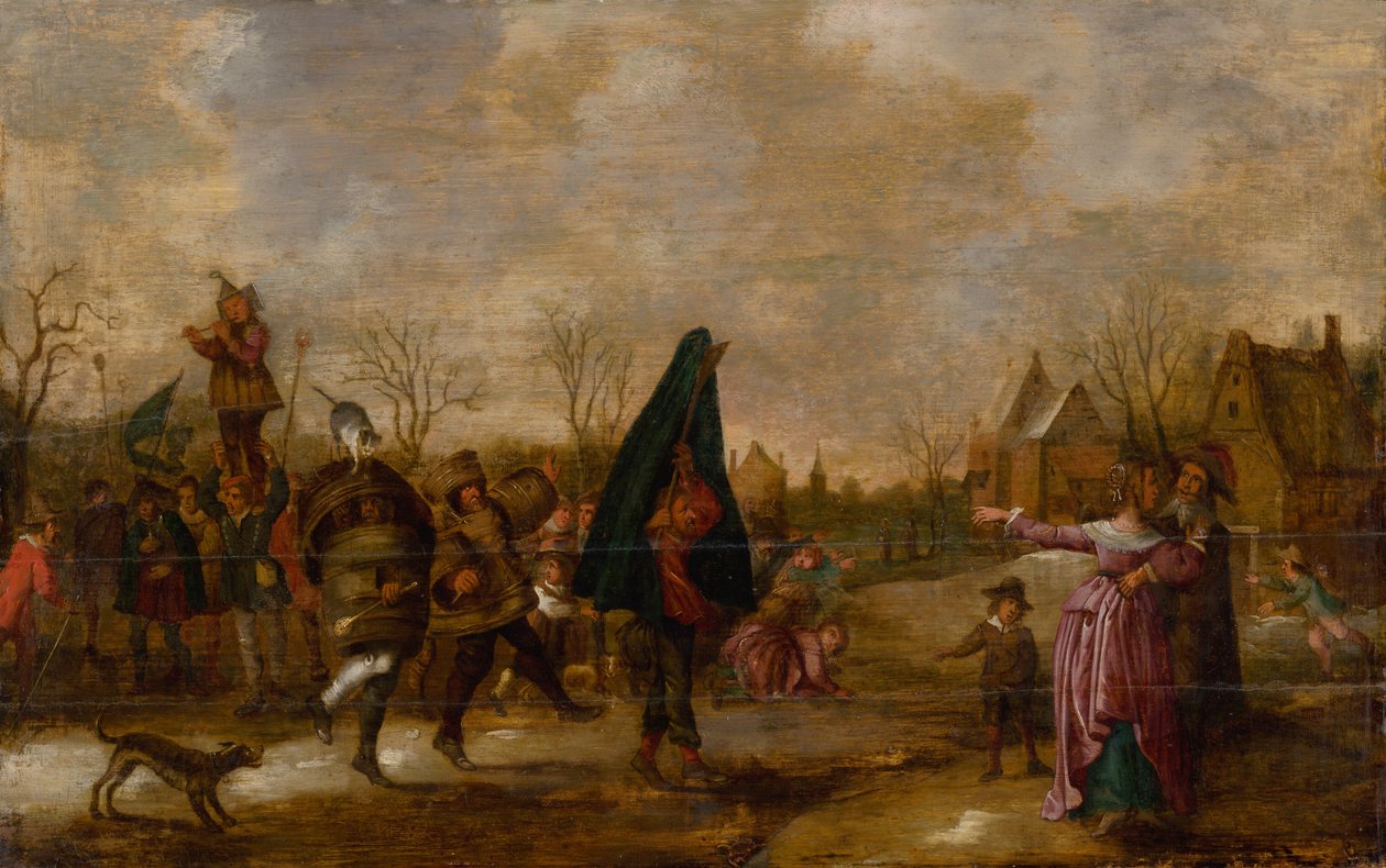 موكب الكرنفال ، ج. 1660. بواسطة Adriaen Pietersz van de Venne