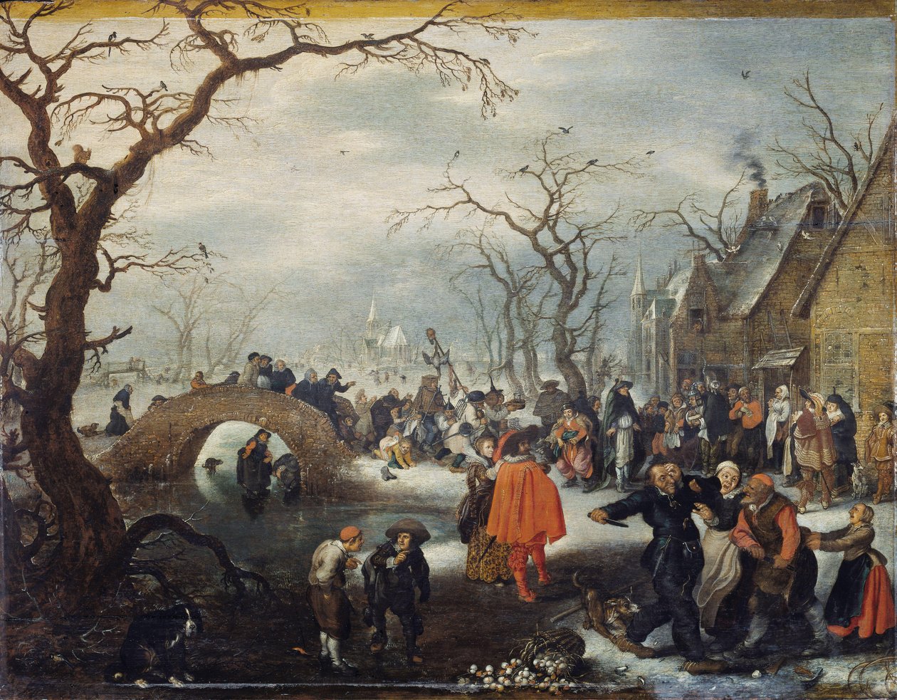 شروف الثلاثاء في البلد بواسطة Adriaen Pietersz van de Venne