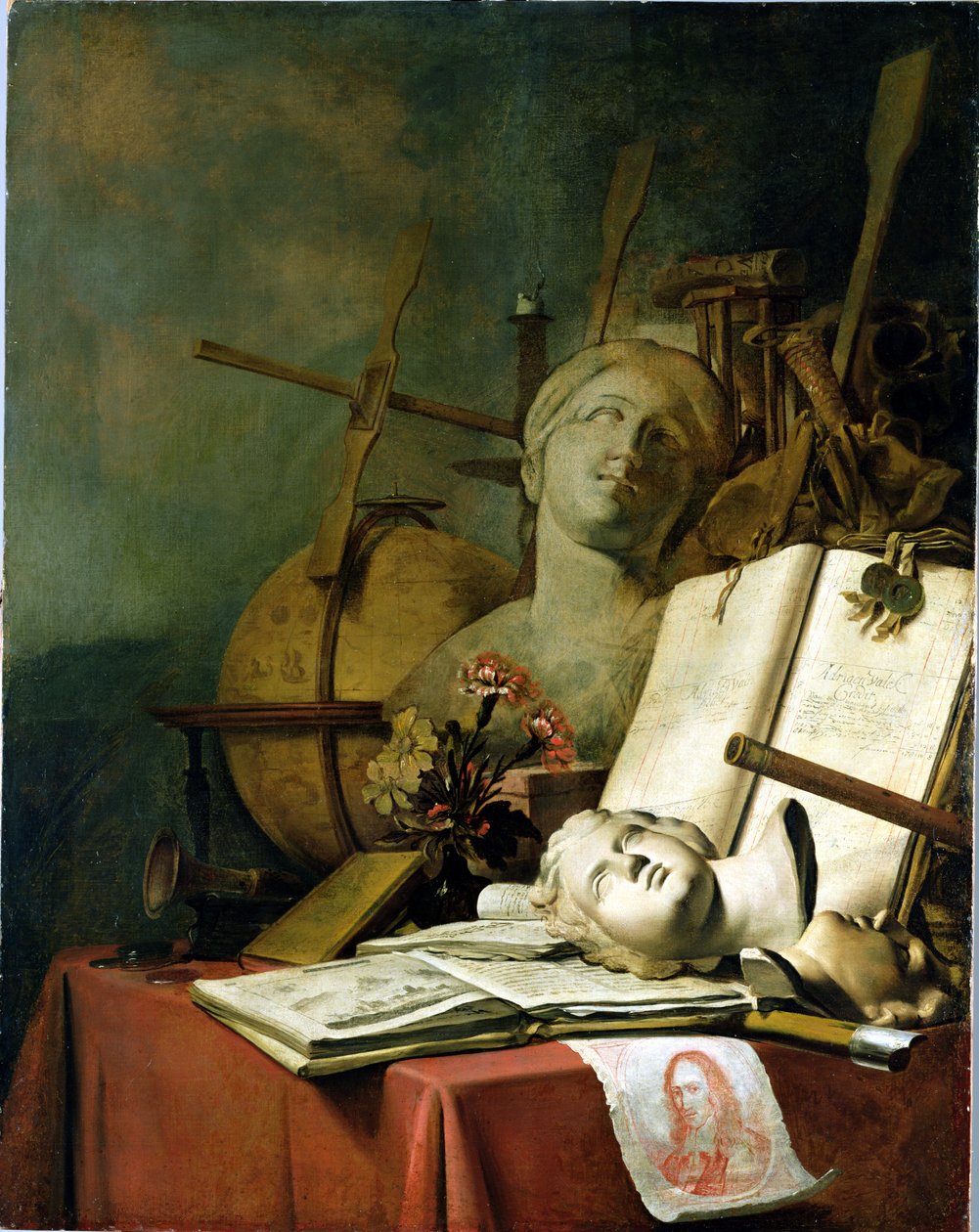 عابر جميع الأشياء الأرضية (فانيتاس) ، c.1660 بواسطة 