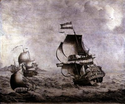 السفينة الحربية Overisjsel بواسطة Adriaen van Salm