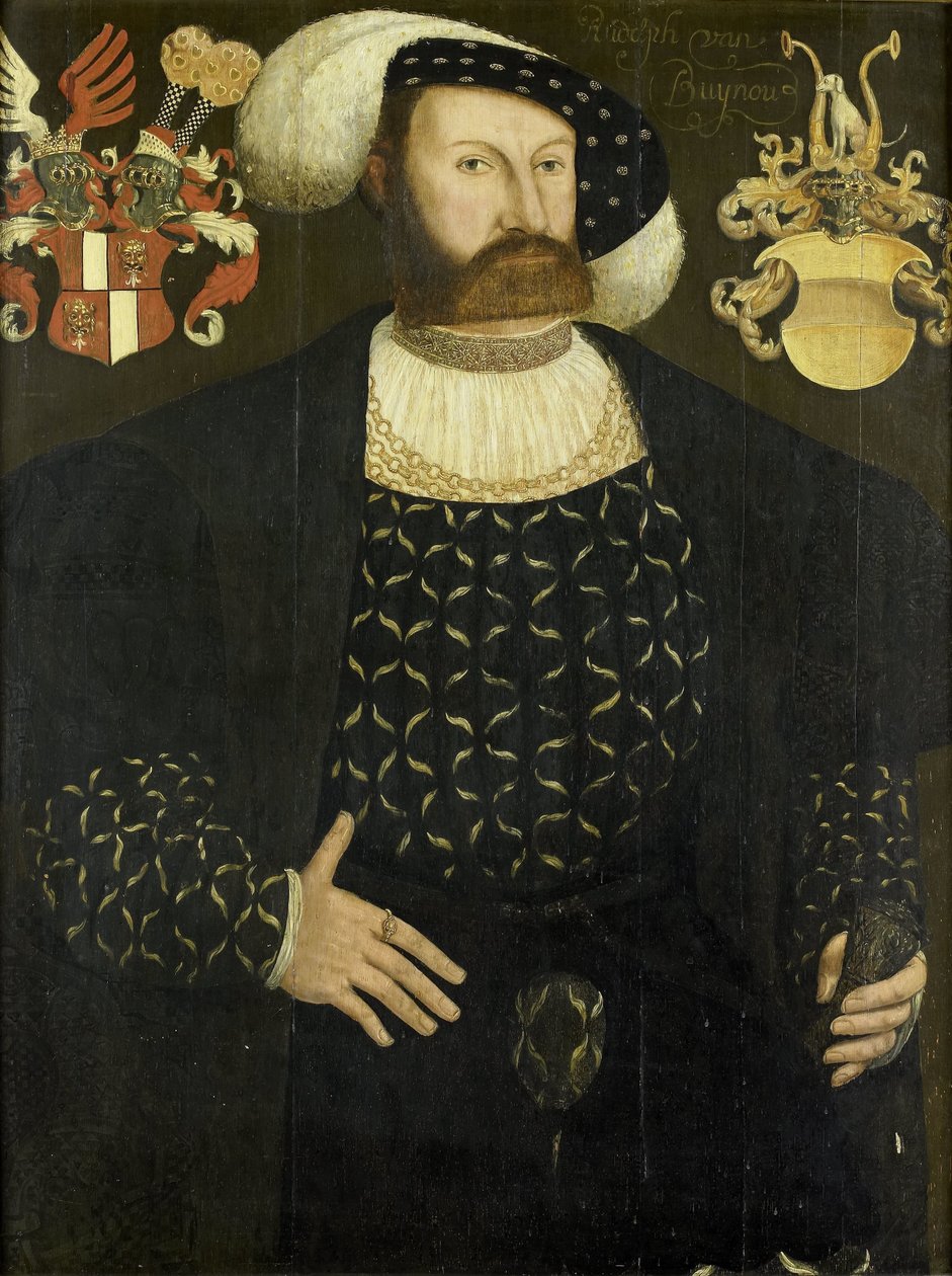 صورة من المفترض أن تكون بعد وفاته لرودولف فان بوينو (ت 1542) ، و Bailiff of Stavoren و 