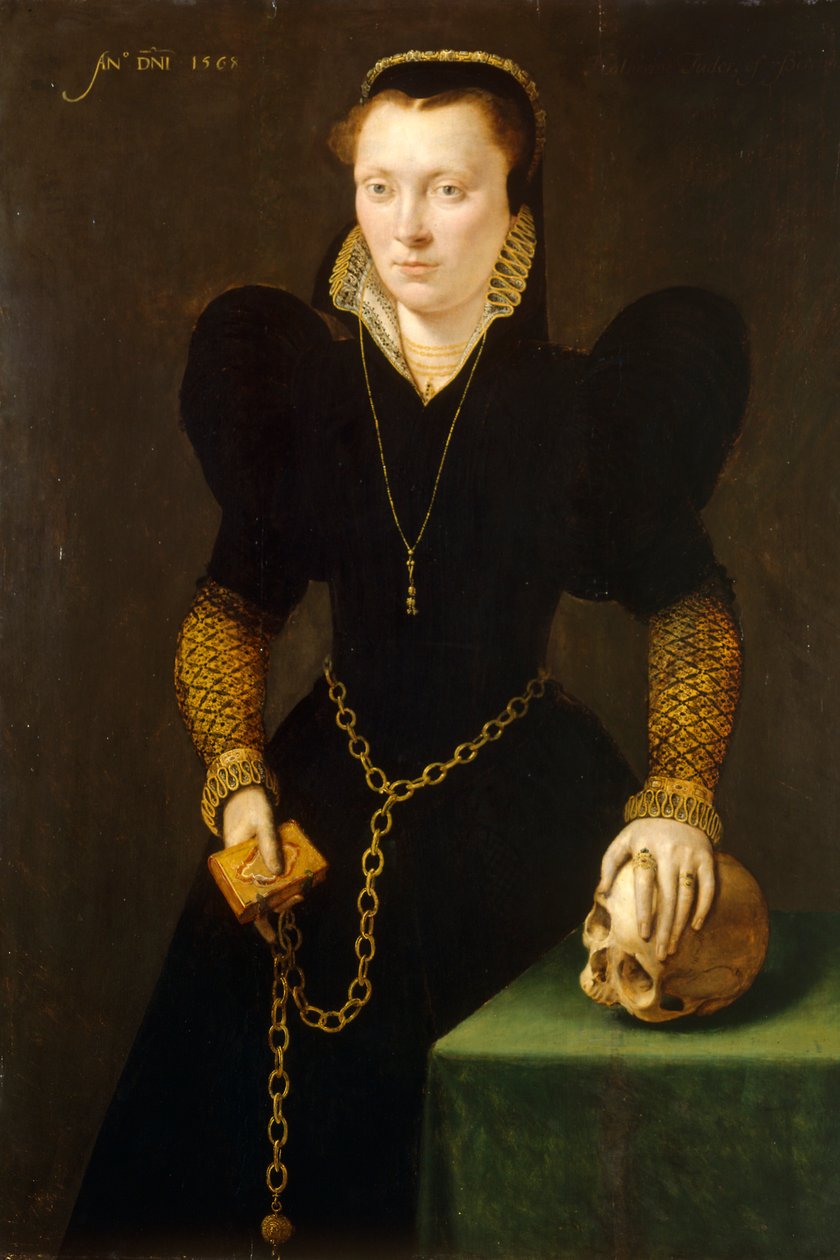 "كاثرين من بيرين ، والدة ويلز" ، 1534-1591 ، 1568 بواسطة أدريان فان كروننبرغ