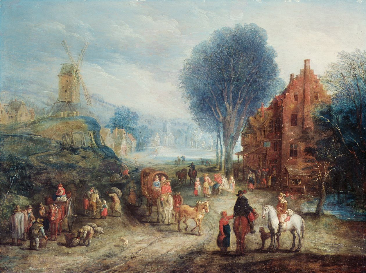 المشهد القطري بواسطة Adriaen van Stalbemt