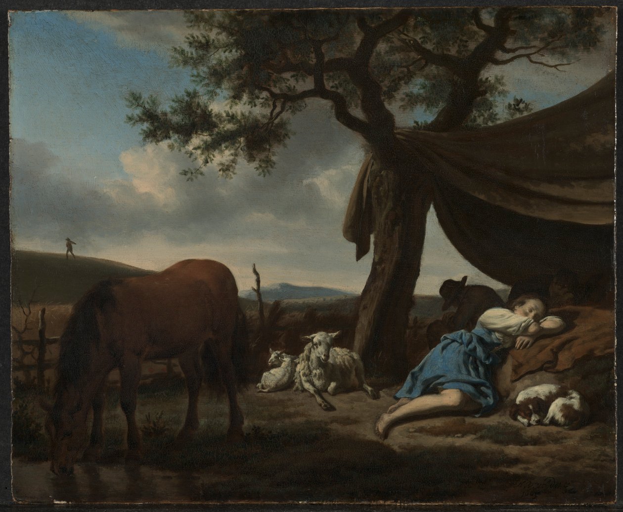 رعاة النوم ، 1663. بواسطة أدريان فان دي فيلدي