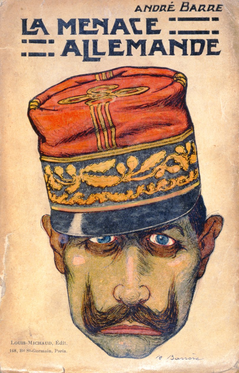 "The German Menace" Kaiser Wilhelm II (1859-1941) c.1909 بواسطة أدريان باريري