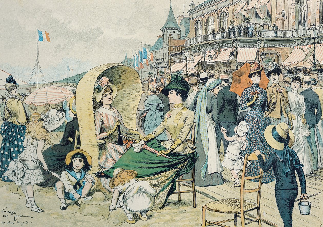شاطئ أنيق ، 1887 بواسطة أدريان إيمانويل ماري