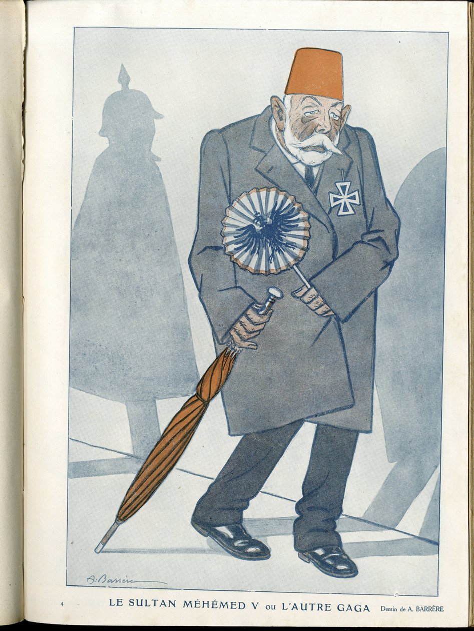 Illustration of A Barrere (1874-1931) in “” Fantasio””” بواسطة أدريان باريري