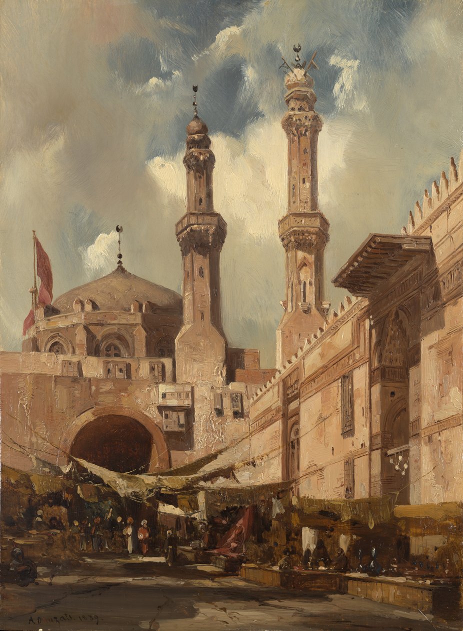 بازار القاهرة 1839. بواسطة أدريان دوزاتس