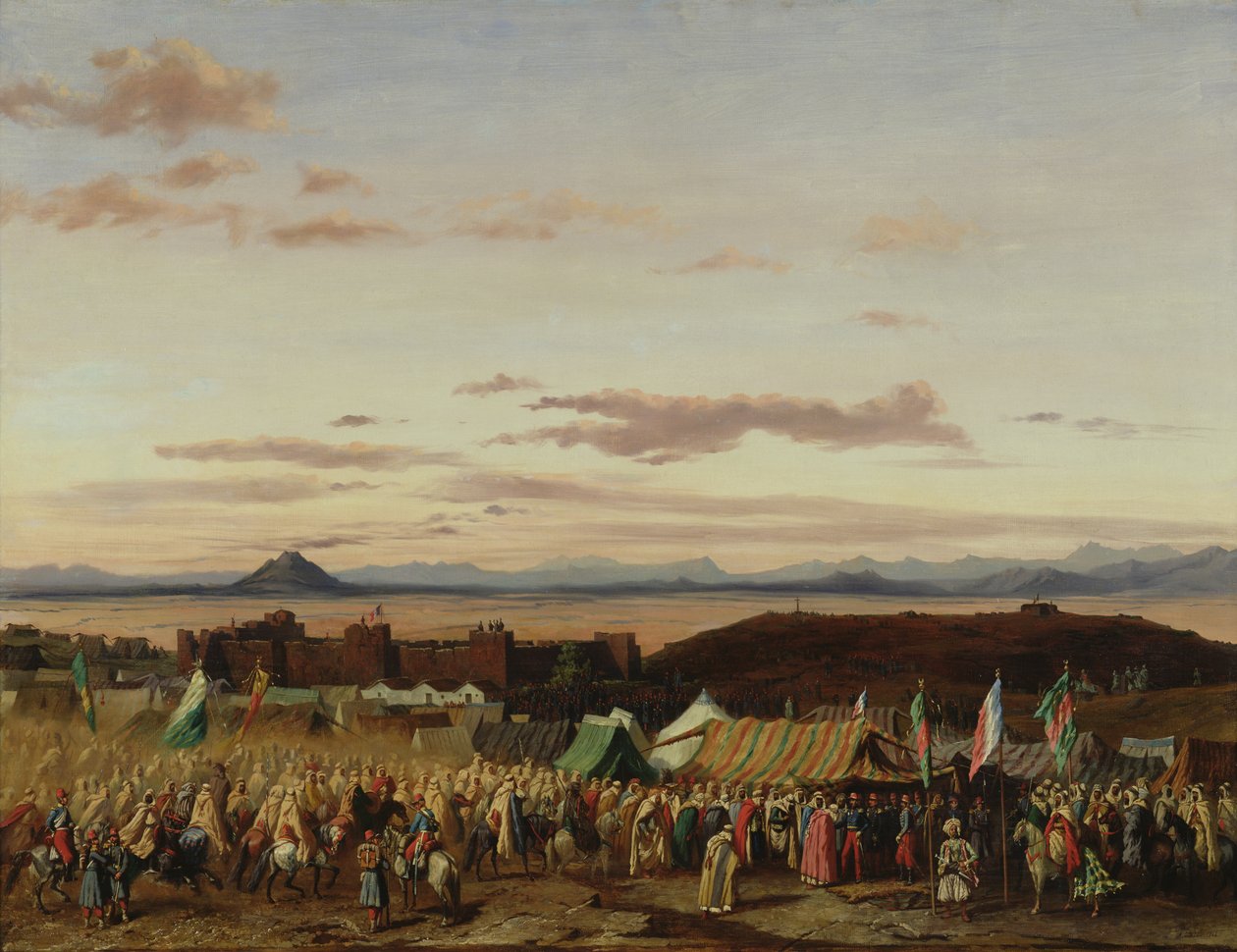 الاستيلاء على سطيف خلال غزو الجزائر ، 21 أكتوبر 1839 ، 1844 بواسطة أدريان دوزاتس