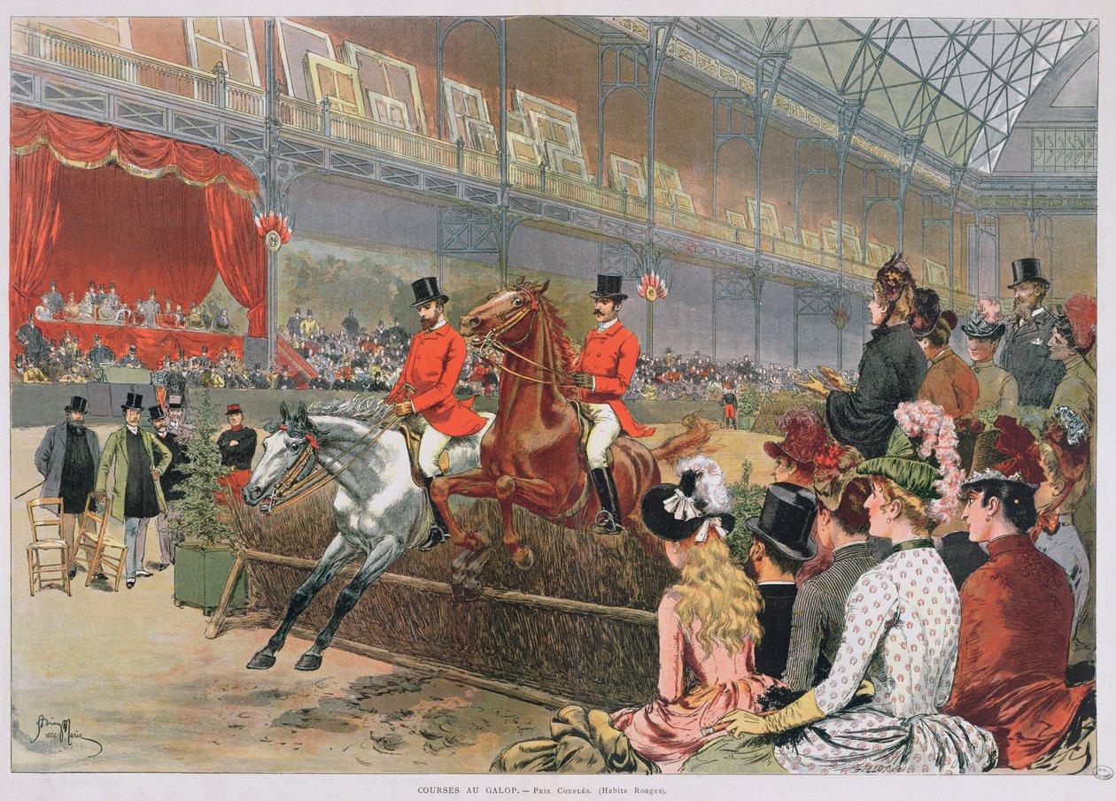 سباق الخيل ، 1886 بواسطة أدريان إيمانويل ماري