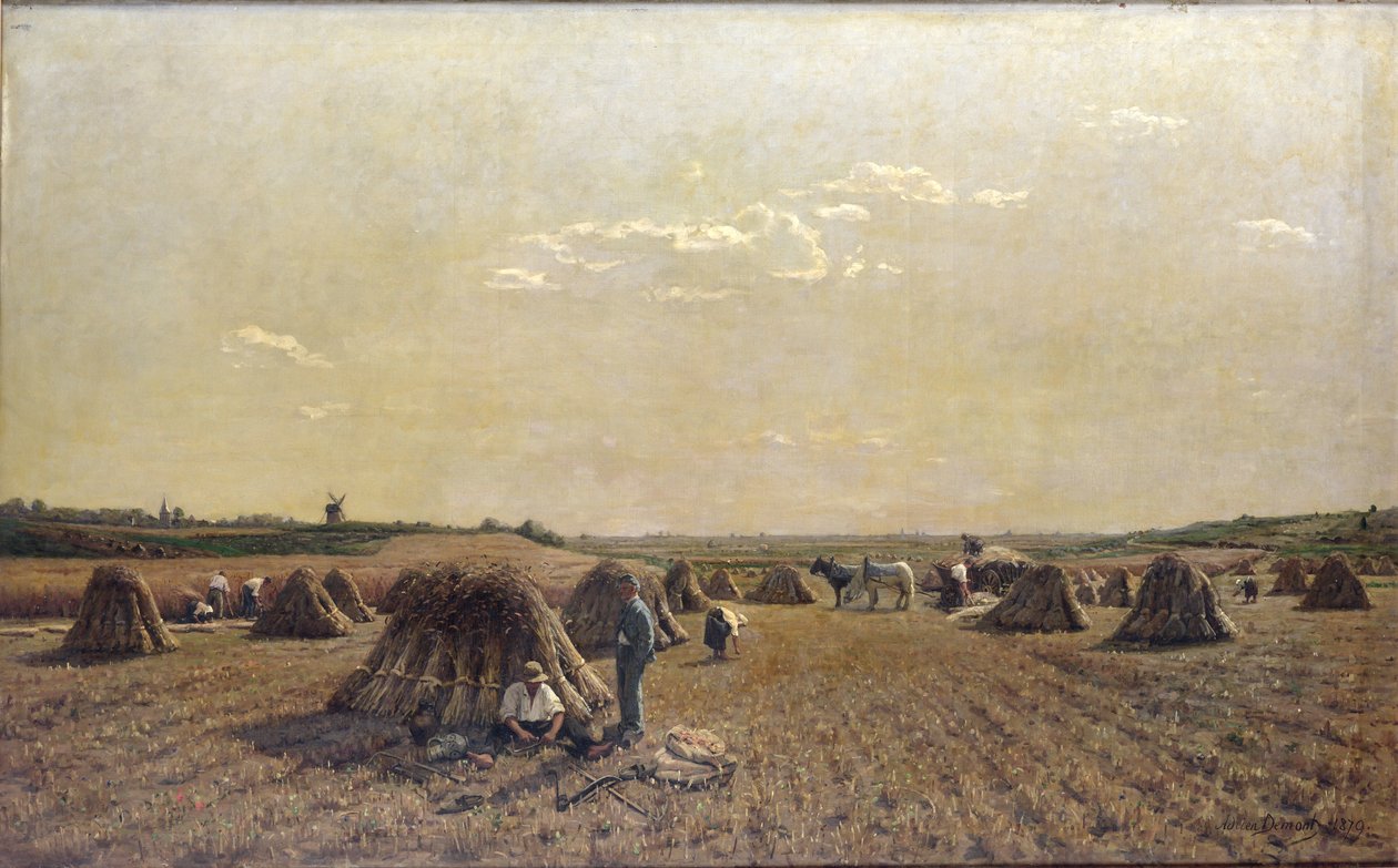 مشهد الحصاد ، 1879 بواسطة أدريان لويس ديمونت