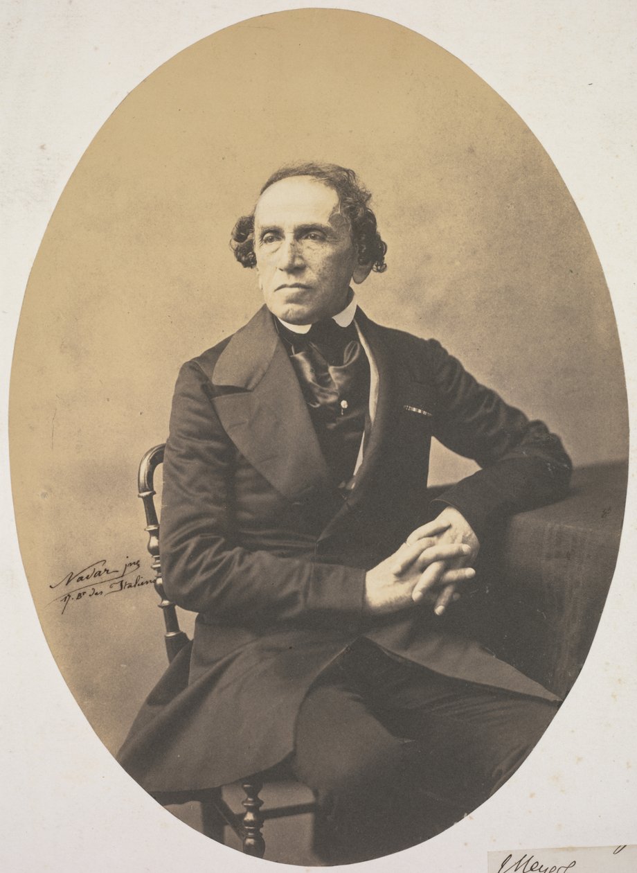 صورة لجياكومو مييربير (1791-1864) بواسطة أدريان تورناشون