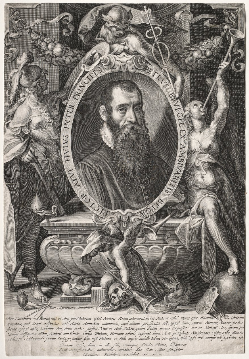بيتر بروجيل ، 1606. بواسطة Aegidius Sadeler أو Saedeler