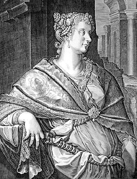 مارتيا فولفيا زوجة تيتوس (نقش) بواسطة Aegidius Sadeler أو Saedeler