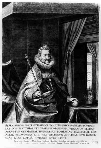 صورة ماتياس (1557-1619) ، الإمبراطور الروماني المقدس ، 1616 بواسطة Aegidius Sadeler أو Saedeler