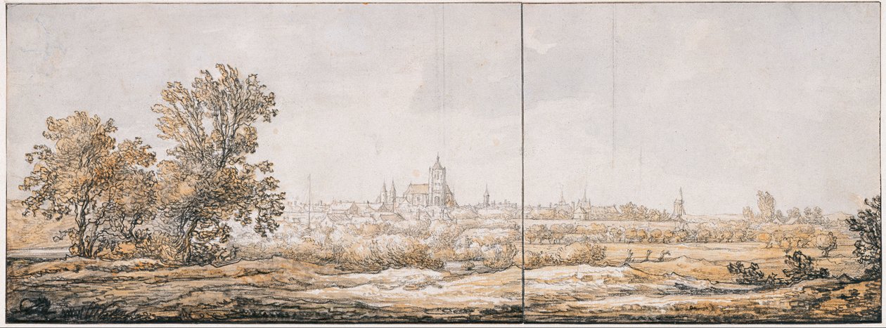 منظر لأرنهيم من الجنوب ، ج. 1645 بواسطة آلبرت كويب