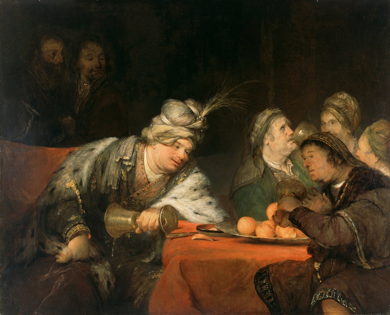 مأدبة أحشويروش ، 1680 بواسطة ارنت دي جيلدر