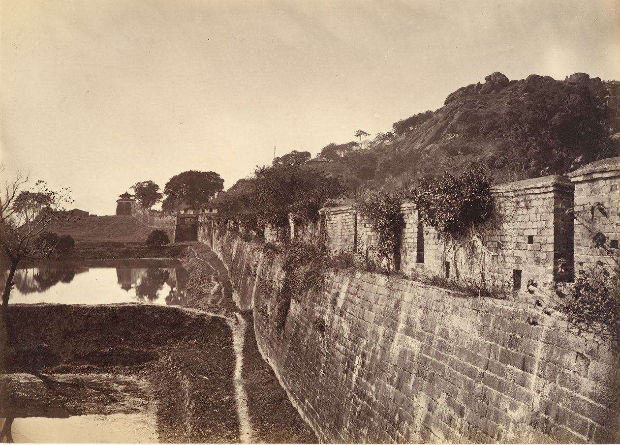 جزء من Citywall ، Foochow ، كاليفورنيا. 1869. بواسطة أفونغ لاي
