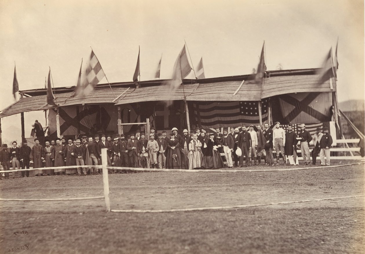 المدرج الكبير ، فوتشو فوتشو ، كاليفورنيا. 1869. بواسطة أفونغ لاي