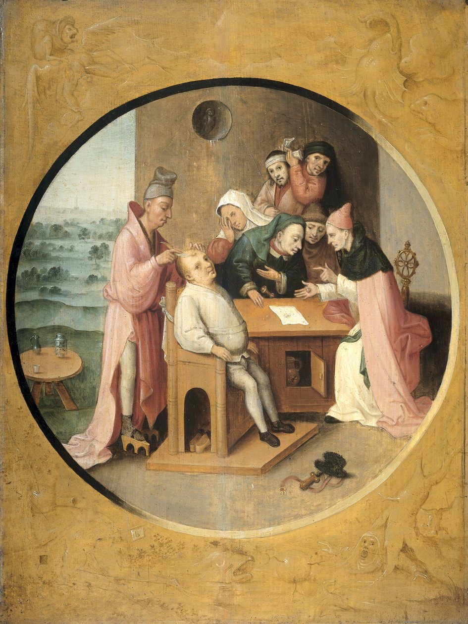إزالة الصخور في الرأس ، c.1550-1600 بواسطة بعد هيرونيموس بوش