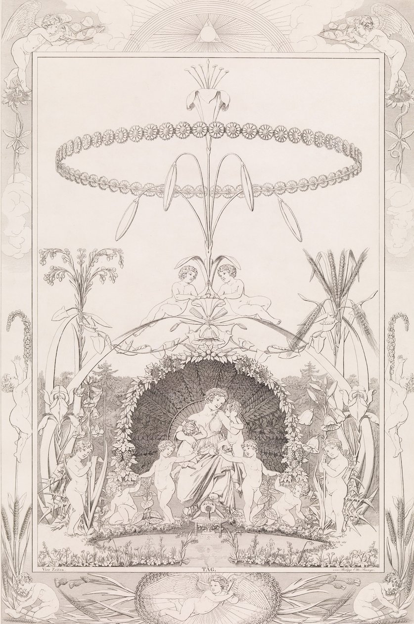 اليوم ، من سلسلة The Times of the Day ، 1807. بواسطة بعد فيليب أوتو رونج