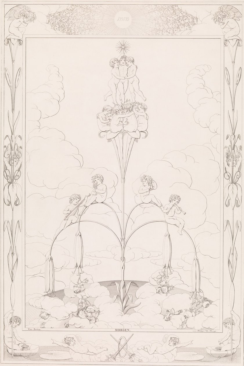 الصباح ، من سلسلة The Times of the Day ، 1807. بواسطة بعد فيليب أوتو رونج