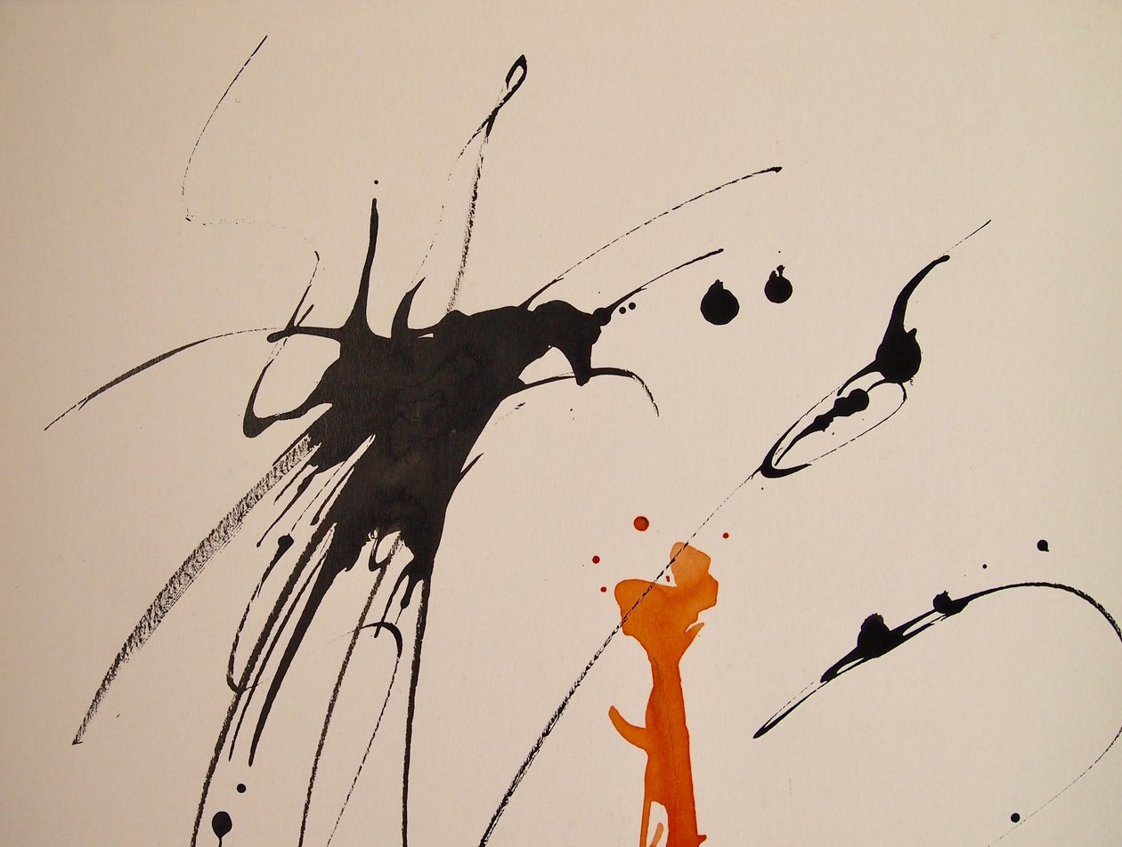 Untitled 17، 2016 (حبر على ورق) بواسطة أغنيس جيراردون