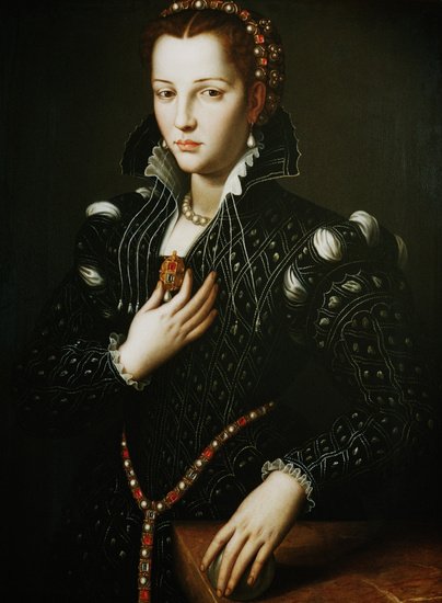 صورة لـ Lucrezia بواسطة Medici بواسطة أغنولو برونزينو