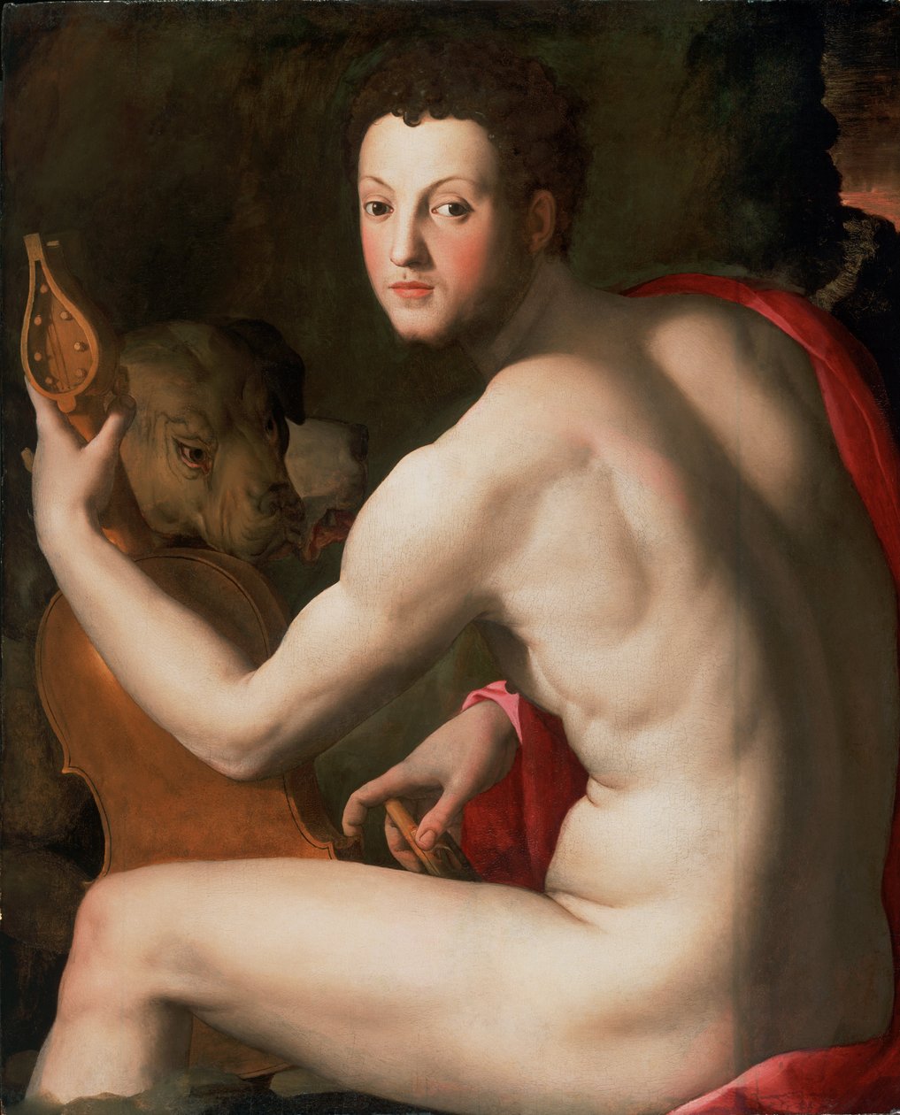 صورة لكوزيمو الأول دي ميديشي مثل Orpheus بواسطة أغنولو برونزينو