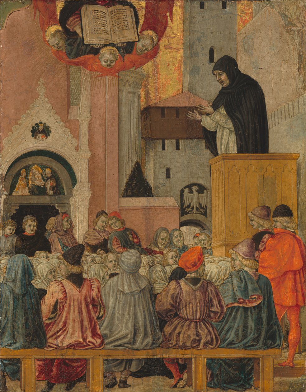 وعظ دومينيكاني ، ج. 1470. بواسطة Agnolo degli Erri
