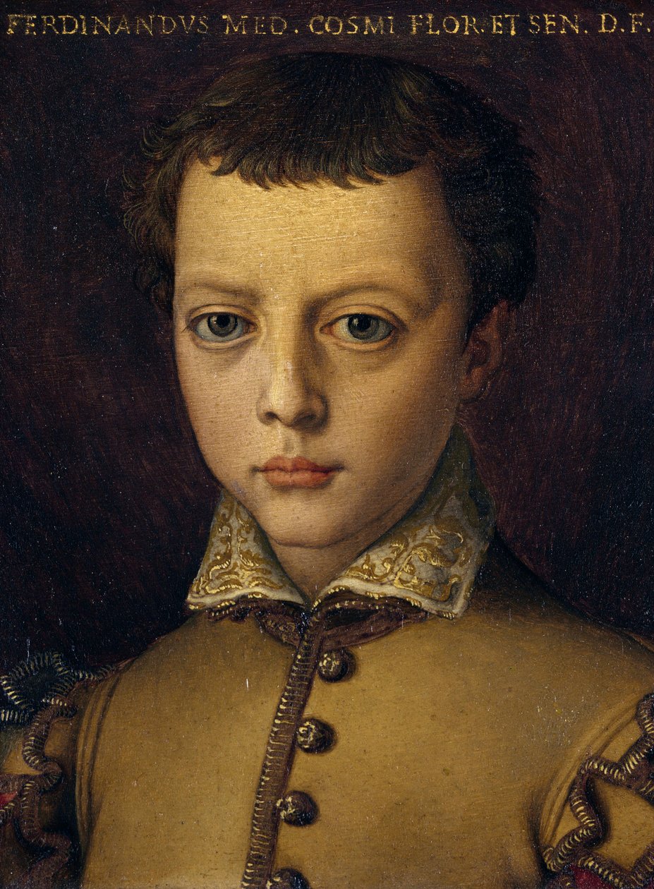 فرديناندو الأول دي ميديشي (1549-1609) ابن كوزيمو الأول بواسطة أغنولو برونزينو