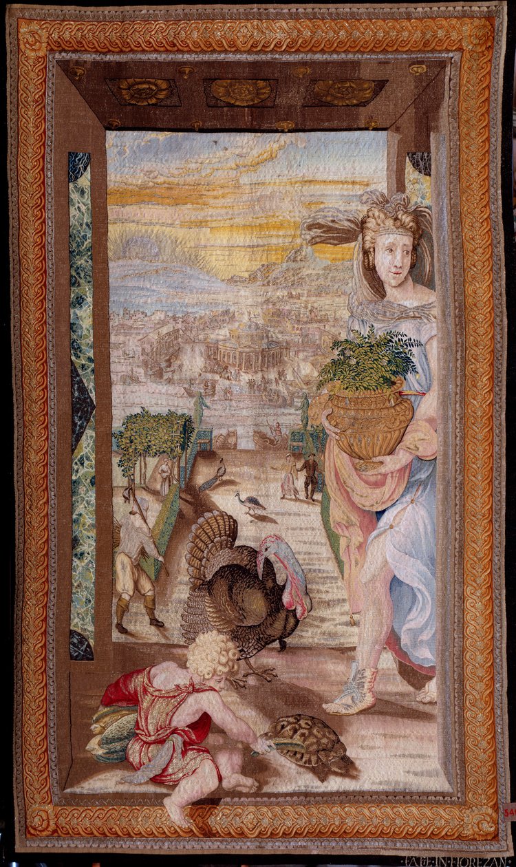 The spring. (Tapestry بواسطة أغنولو برونزينو