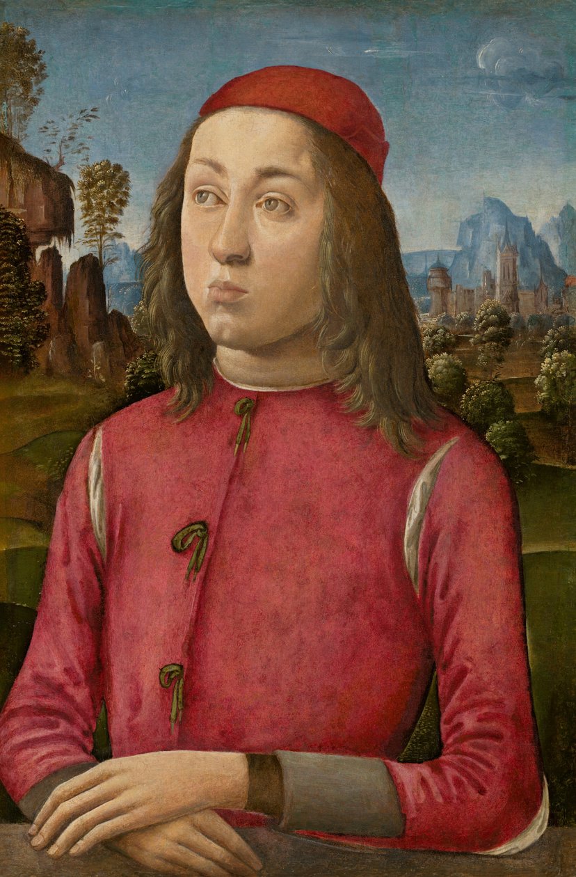 صورة لشاب ، ج. 14951500 بواسطة Agnolo di Domenico di Donnino