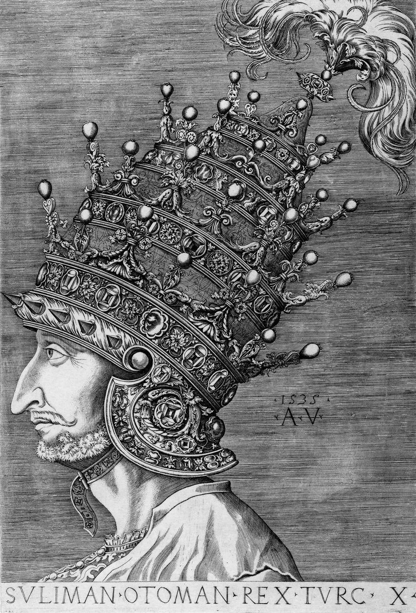 سليمان القانوني (1494-1566) ، 1535 بواسطة أغوستينو موسي