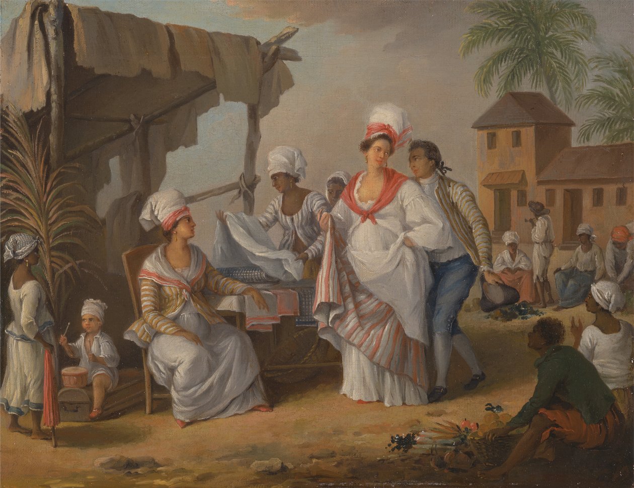 يوم السوق ، روسو ، دومينيكا ، حوالي 1780. بواسطة أغوستينو برونياس