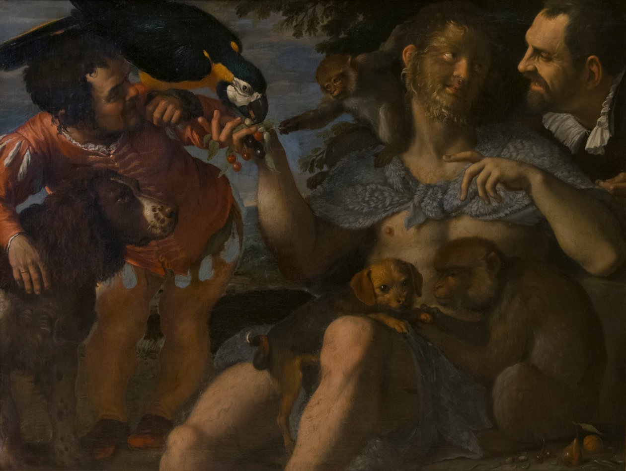 أريجو بيلوسو ، بيترو ماتو وآمون نانو ، ج. 1598. بواسطة أغوستينو كاراتشي
