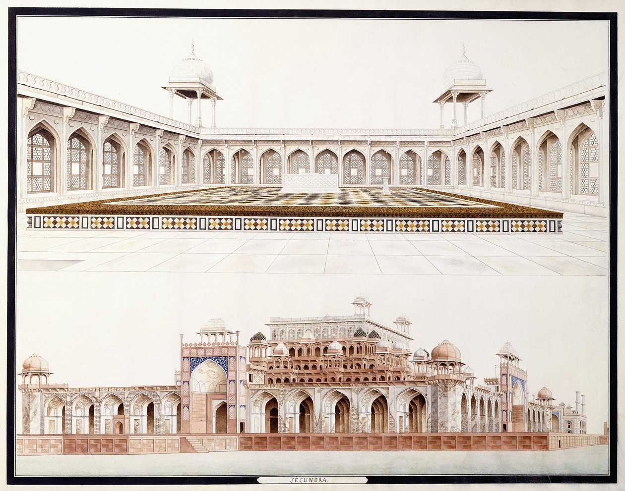 سيكوندرا ، ج .1815 بواسطة مدرسة اجرا