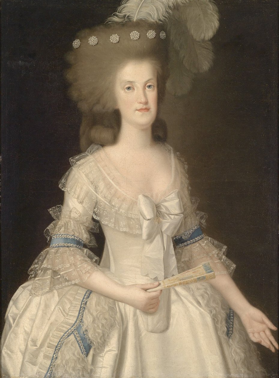 صورة الملكة ماريا كارولينا من نابولي (1752-1814) ، ولدت الأرشيدوقة النمسا بواسطة Agustín Esteve
