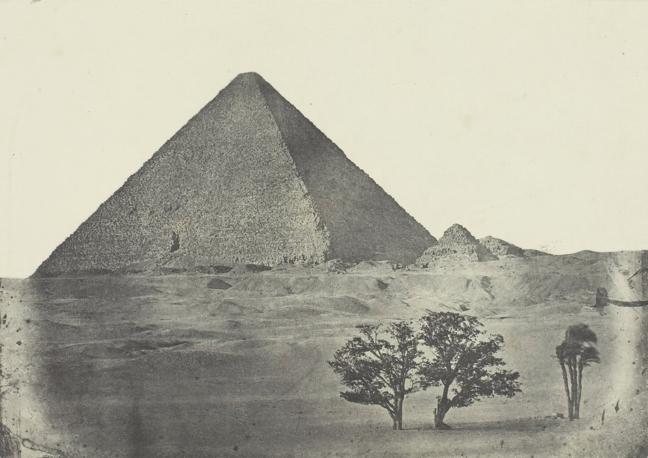 هرم خوفو ، مصر الوسطى ، 184951 ، طبع 1852. بواسطة إيمي روشاس