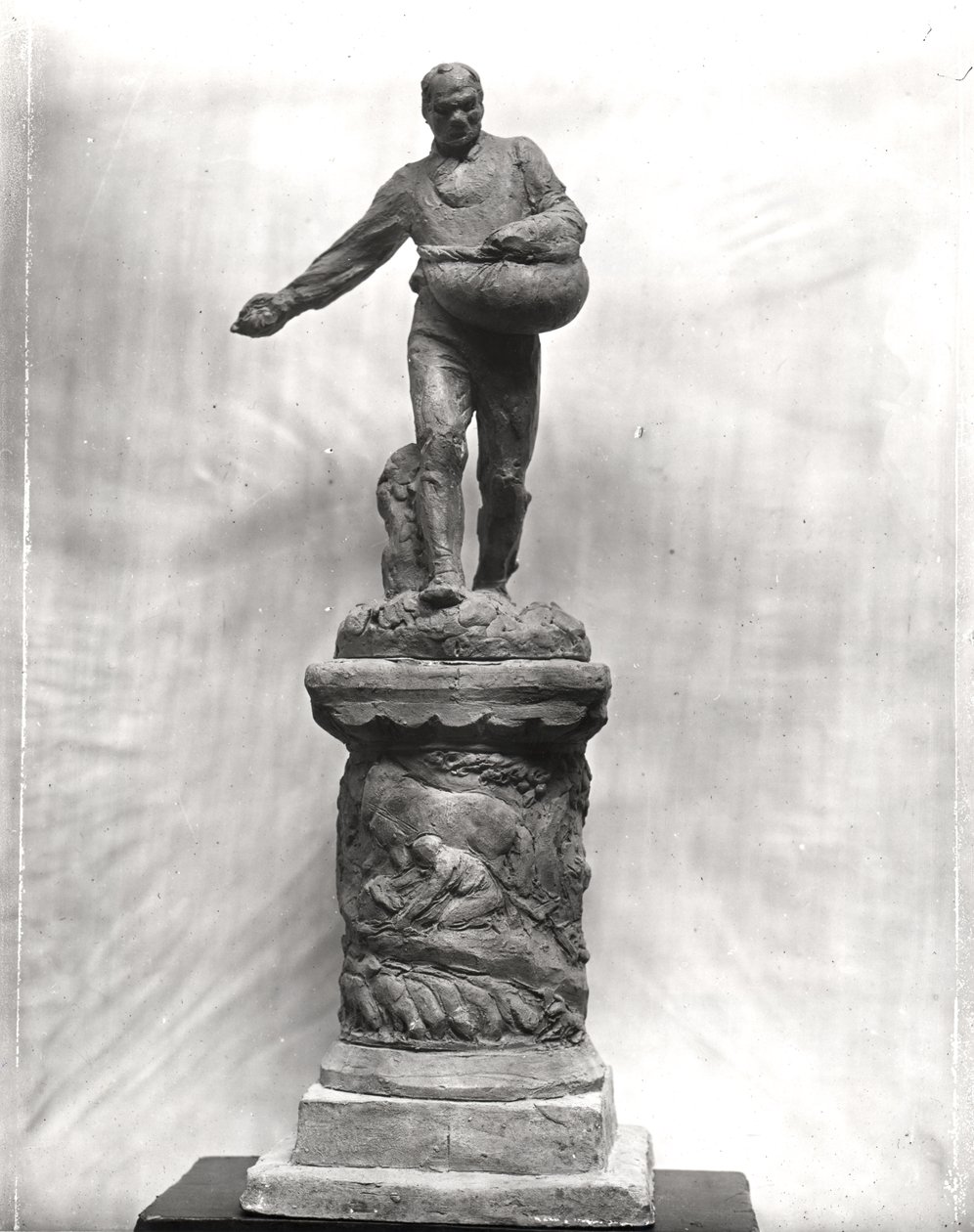 الزارع ، موكيت من أجل نصب تذكاري مخصص للعمال في الحقول ، 1889-1900 (الطين) بواسطة ايم جول دالو